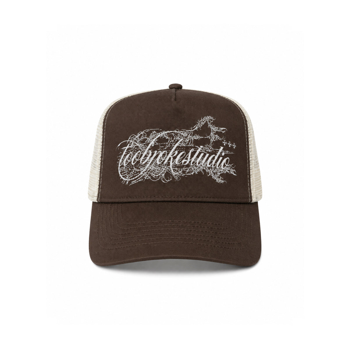 brown hat