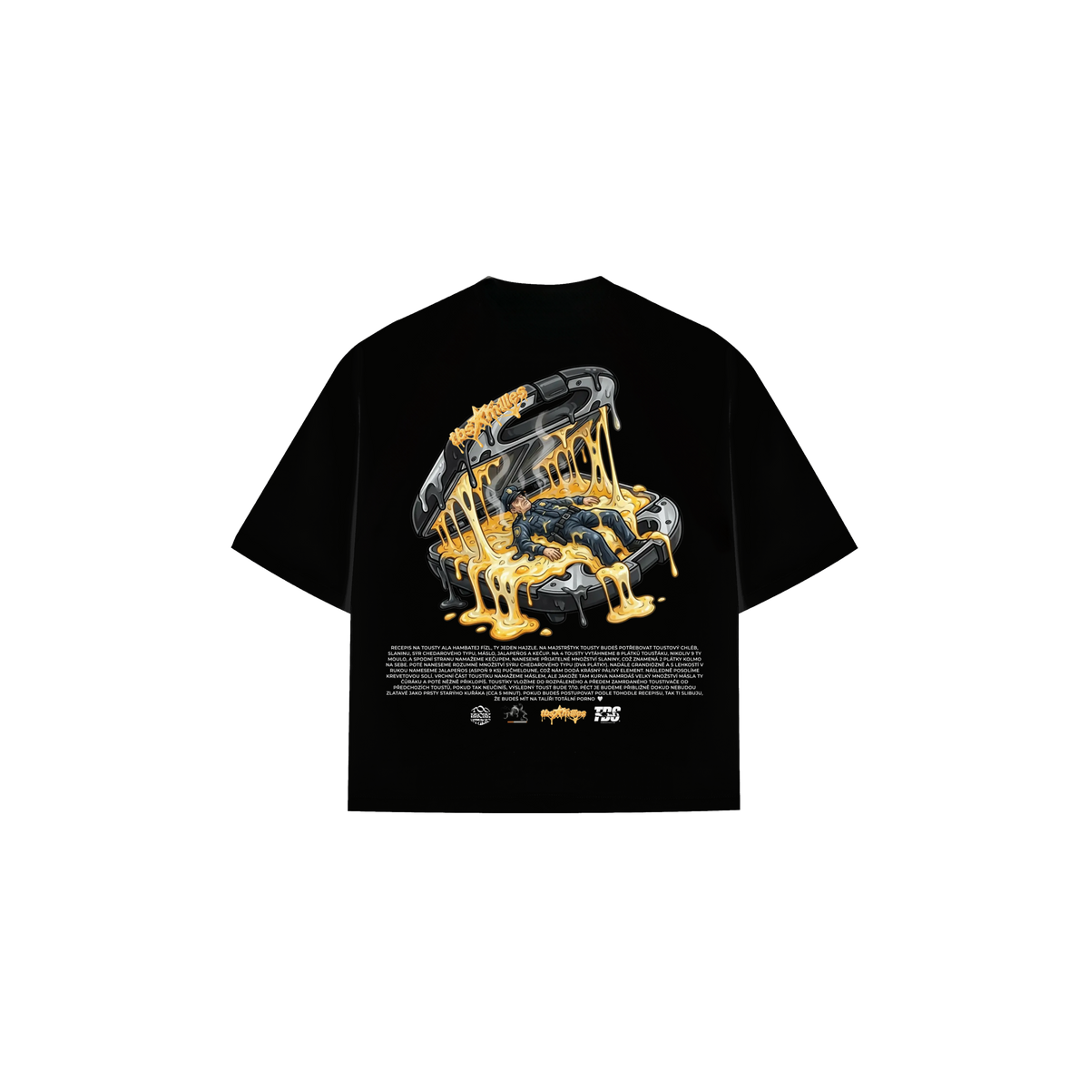 TBS x m1lles black tee