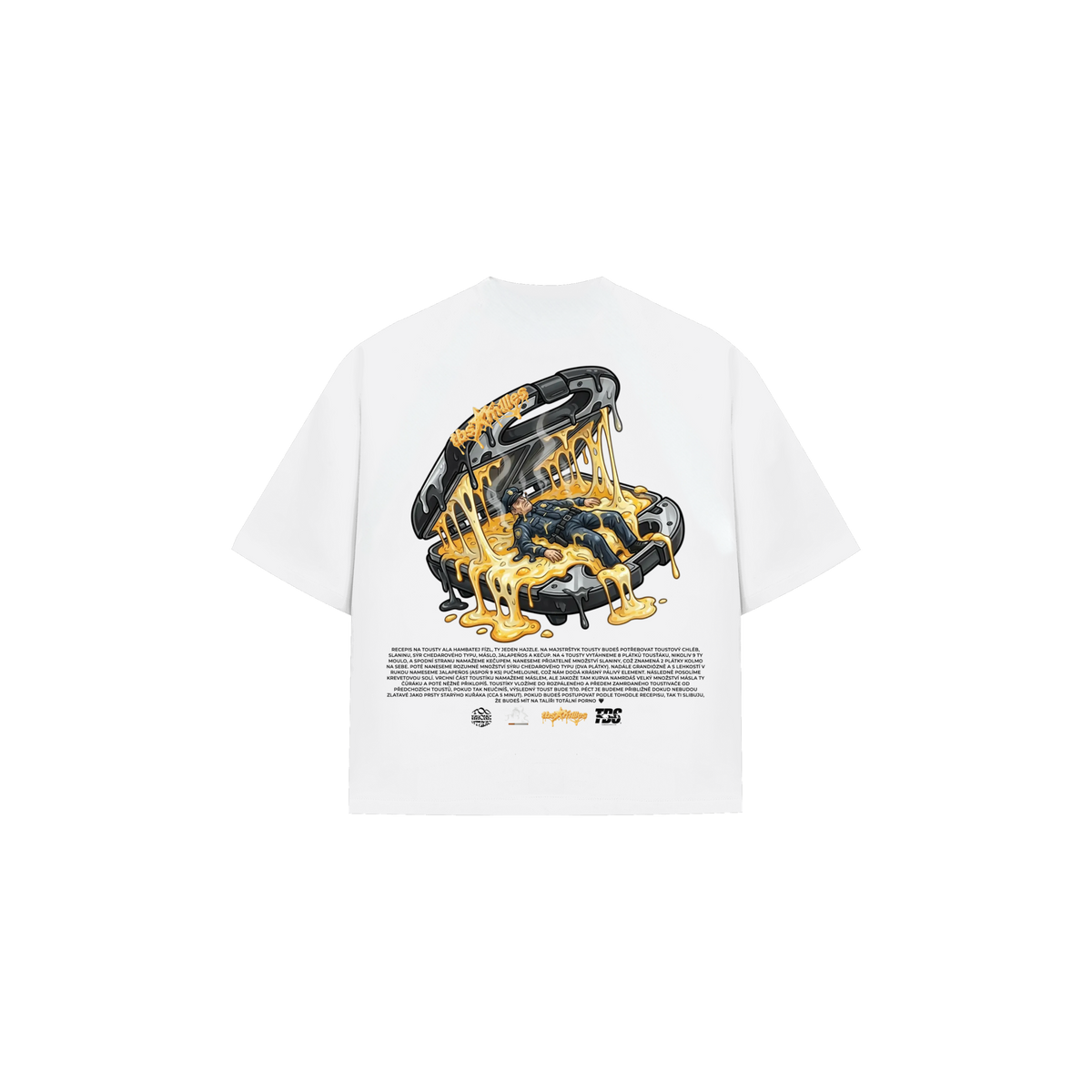TBS x m1lles white tee