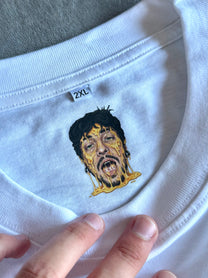TBS x m1lles white tee